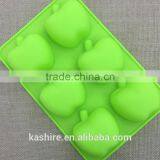 High Quantity Eco-friendly Safty Apple Shape Silicone Chocolate Mould,soap Mold,diy Cake Mould thumbnail-2