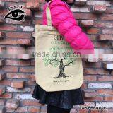 Hot Sales Fashion Tree Design Cotton Tote Bag Cotton Bag for Shopping Promotion Gift thumbnail-2