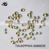 Hot Fix Metal Nailhead Cancave Studs Special Shape Metal Studs 5MM thumbnail-2