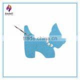 Delicate Gift Felt Dog Cartoon Keychain Bag Pendant Key Ring thumbnail-3