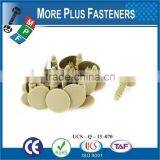 Made in Taiwan Yellow Trim Panel Gray Plastic Car Trim Black Push Type Fender Shield Plastic Panel Clip thumbnail-4