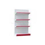 Metal Supermarket 4 Layer Single-sided Shelving Units for Goods Shops Display