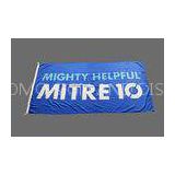 Digital Printed Straight Outdoor Advertising Flags with Custom Logo / Size