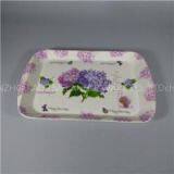 Shall Housewares Rectangular Melamine Handled Serving Tray thumbnail-1