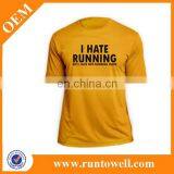 100% Polyester Dry Fit High Quality Men Running Shirt