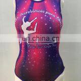 Free custom design girls dance wear team uniforms kids ballet leotards