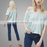 Summer New Style Shirts Sex Off-shoulder Women Shirt Super Soft Cotton T-shirt thumbnail-5