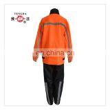 Custom Polyester Taffeta Coated Pvc Rainsuit for Outdoor Worker thumbnail-4