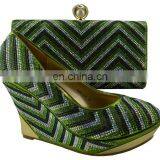 Ladies Italian Shoe and Bag/ Wedding Wedge Shoe Bags thumbnail-5