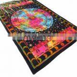 Twin Zodiac Astrology Indian Art Tapestry Wall Hanging Hippie Tie & Dye Mandala Horoscope Tapestries Wall Decor Ethnic Home Art thumbnail-1