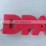 Custom Red Alphabet Letters Eva Foam Floating Key Ring for Sale thumbnail-2