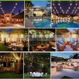 Holiday S14 LED String Bulbs for Holiday Garden Patio Christmas Use Outdoor Edison Bulb String Light Filament String Light 48ft thumbnail-3