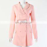 Fashion Women's Clothing Crop Button 2 Piece Suit Skirts Set thumbnail-6