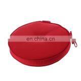 Home Decor Indoor/Outdoor Waterproof Solid Red Round Tufted Bistro Cushion With Ties thumbnail-2