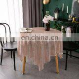 Sequin Tablecloth Glitter Round&Rectangular Table Cloth For Wedding Decoration thumbnail-3
