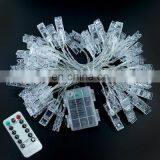 Home Decoration 50Leds Photo Clip Led String Lights With 8 Modes Remote Control thumbnail-3