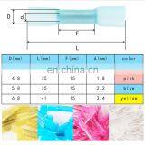 Hampool Good Reputation Yellow 12-10AWG HDPE Electrical Crimp Automotive Shrinkable Waterproof Butt Connectors thumbnail-7