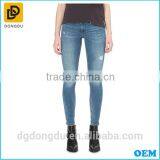 2016 High Quality Stretch Skinny Denim Pants Blue Skinny Low-rise Jeans for Lady thumbnail-1