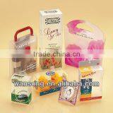 Various Designs Colorful Printed Plastic Pvc Box ,waterproof Pvc Clear Box, Hard Storage Packing Gift Box