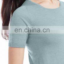 the New Fashion Cashmere T Shirt 100% Cashmere Crew Neck Jumper Sweater Women thumbnail-3
