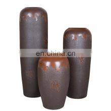 Antique Flow Glaze Large Big Floor Flower Ceramic Vase Decoration Vase From China thumbnail-2