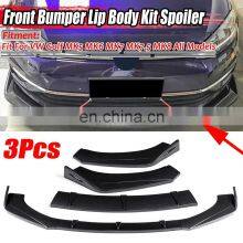 Glossy Carbon Fiber Color Universal Front Lip G Type For Avante 2015 Lip For Mecedes Benz W117 W204 W203 W205 W213 W212 W211 C20 thumbnail-1