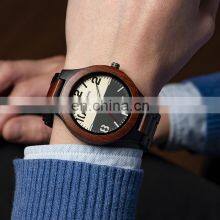 BOBO BIRD Handmade Wristwatch Wooden Watches Men Luxury Business With Maple Wood Band Dropshipping thumbnail-4