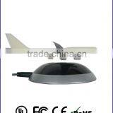 Magnetic Floating Self-Revolving Plane Model, Customized Flying Helicopter Model Display Not Sitting
