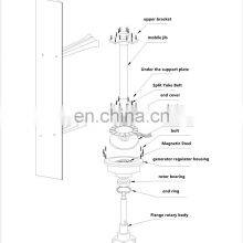 Factory Direct Supply 400W Vertical Axis Wind Turbine Alternative Energy Generator Wind Power System thumbnail-3
