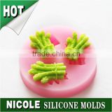 Nicole vegetable shaped silicone fondant cake mold