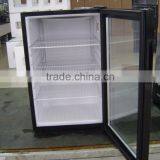 Hotel Use Portable Single Glass Door Counter Top Mini Drink Visi Cooler thumbnail-6
