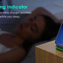 Charger Station for Apple Multiple Devices, 3 in 1 Fast Wireless Charger Stand Dock Foldable for IPhone 14 13 12 11 Pro X XS 8 Plus Apple Watch Series 8 7 6 SE 5 4 3 2 & AirPods 3/2/Pro With Adapter thumbnail-5