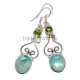 MOONSTONE EARRING ,925 Sterling Silver Jewelry Wholesale,WHOLESALE SILVER JEWELRY,SILVER EXPORTER,SILVER JEWELRY FROM INDIA thumbnail-1