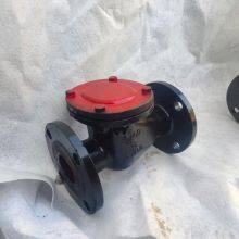 PN16 PN10 Cast Iron Ductile Iron GG25 GGG50 Large Diameter Flange Swing Check Valve Hard Seal Check Valve thumbnail-3