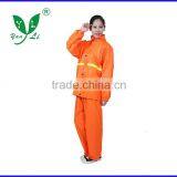 Orange Luminous Suit Thick Waterproof Safety Riding Raincoat thumbnail-1