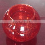 Colored Hanging glass candle holders for PROMOTION