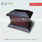 U-JS02 Cremation Urn Manufacturer Customer Low Wooden Box thumbnail-1