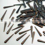 Needle Shape Hot Fix Alloy Studs Long Tear Drop in Gold Black Nickel Silver and Antic Brass thumbnail-2