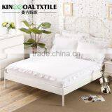 Pink 100% Bamboo Fitted Sheet 300TC/400TC With Lace Decoration thumbnail-2