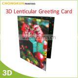 WenZhou Chongkun Supply 3D Lenticular Pritning Greeting Card Pop up Card 3d Card