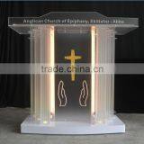 New Acrylic Church Pulpit With Changeable LED Light thumbnail-3