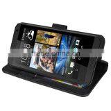 Magnet Folding Stand Leather Flip Case Cover For HTC Desire 620 Cover Black