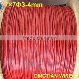 Galvanized Wire Rope 7*7 Vinyl Coated