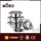 4PCS Arch Shape Stainless Steel Indian Pot Set thumbnail-2