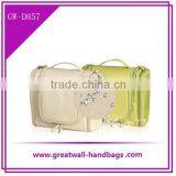 2013 Fashion Well Designed hanging Cosmetic Bag Organizer For Ipad with 2 compart