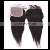 Express Brazilian Human Hair Cheap 3 Part Silk Base Bangs Lace Front Closure thumbnail-1