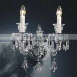 6 Light Clear Glass Arm Chandelier thumbnail-4