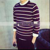 Wholesale Winter Fashion Cheap High Quality Man Sweater for Thick Stripe Sweaters