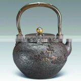 100% Handmade Cast Iron Teapot Hand-made Old Iron Teapot Chinese Traditional Teapot thumbnail-3