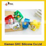 Colorfully Silicone Rubber Watch Bracelet for Girls thumbnail-2